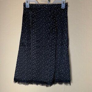 Elegant Black Polka Dot Skirt